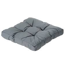 Sie können auf diesem kissen längere zeit ruhig und bequem sitzen, weil es das gewicht und die. Sitzkissen Matratze 47x47cm Florance Rib Grau Gartenauflagenshop Com