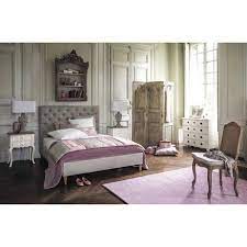 lit 140x190 capitonne avec sommier a lattes maisons du monde lit capitonne lit 160x200 deco maison du monde