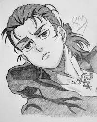 I drew this very quickly in response to a Twitter user who offered to let  Evan kill Manson... The black handsome in the center is you if you want to  defend Manson