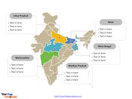 India Map Blank Templates Free Powerpoint Templates