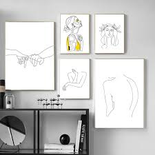 20 unique bedroom set full size bed. Abstract Women Line Drawing Nordic Poster Prints Modern Canvas Painting Art Yellow Girl Wall Picture Bedroom Home Decor Buy Abstract Women Line Drawing Nordic Posters Prints Modern Canvas Painting Wall Art Flower