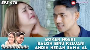 NGERI BALON BIRU KELUAR PAS BOKER! ANDIN HERAN SAMA AL