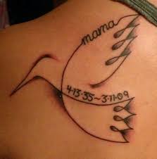 If you like tattoo's to honor mom, you might love these ideas. 40 Mom Tattoos To Ink In Honor Of Mom Inked Weddings Mom Tattoos Tattoos For Daughters Dove Tattoo