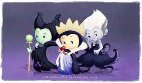 Cute Villains Disney Villains Disney Art Classic Disney