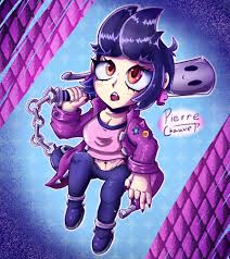 Bibi is an epic brawler who attacks with a baseball bat, hitting enemies in a close range arc. Bibi Brawlstars