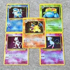 We did not find results for: 5pcs Set Pokemon Flash Cards Original 1996years Charizard Blastoise Venusaur Mewtwo Mew Pokemon Toys Sets Buy At The Price Of 3 59 In Aliexpress Com Imall Com