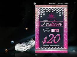 Paparazzi Fashion Fix Sets 20 Sign Paparazzi Sign Printable Digital File Fashion Collection Pricing P Paparazzi Fashion Paparazzi Accessories Paparazzi Jewelry