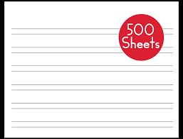 Our selection of printable handwriting paper templates can be downloaded for free in pdf and microsoft word file formats. Wide Notebook Paper 500 Sheets Learning Without Tears