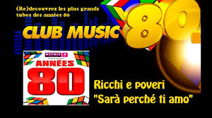 Ricchi e Poveri - Sarà perché ti amo - ClubMusic80s - YouTube