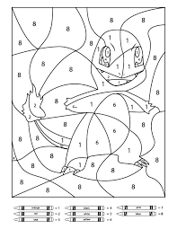 Color in the pictures of kids enjoying the school day in this free printable color by number. Free Printable Color By Number Coloring Pages Best Coloring Pages For Kids