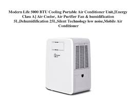 If your room is 10'x 20' (200 square feet), you'd need to look at a 6,000 btu unit. Modern Life 5000 Btu Cooling Portable Air Conditioner Unit Energy C