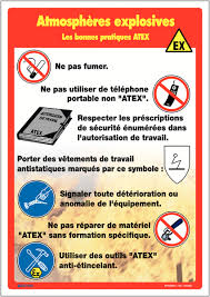 Affiche Atmospheres Explosives Les Bonnes Pratiques Atex Seton Fr