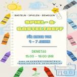Spiel- und Basteltreff für Kinder von 4-7 Jahren