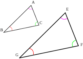 Two of the triangles below are congruent. Similarity Of Triangles Types Properties Theorems With Videos Examples