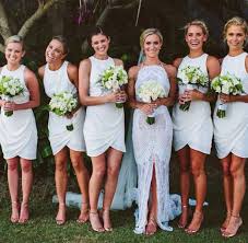 Bm Dresses But Different Color Discount Bridesmaid Dresses White Bridesmaid Sleeveless Bridesmaid Dresses