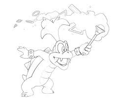 Iggy Koopa Play In 2020 Super Mario Coloring Pages Mario Coloring Pages Coloring Pages