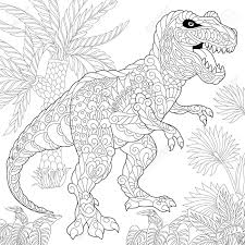 Download Printable Coloring Pin On Stencils Cut Files Svg Silhouettes Adult Dinosaur Pages Slavyanka PSD Mockup Templates