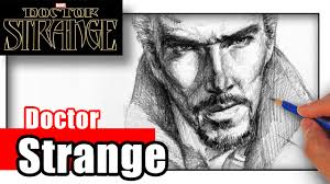 Step by step how to draw dr. How To Draw Benedict Cumberbatch As Dr Strange Youtube