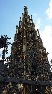 nuernberg schoene brunnen bavaria germany germany landscape background