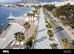 Italy, Calabria, Reggio Calabria, Lungomare Falcomat Stock Photo