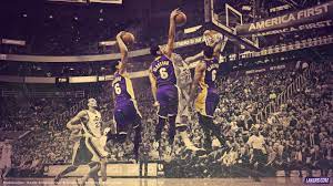 Jordan Clarkson Dunk Lakers Wallpaper Live Wallpaper Hd Lakers Wallpaper Nba Wallpapers Best Wallpaper Hd