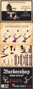 Maybe you would like to learn more about one of these? Vintage Barbershop Set Bright Background Barber Shop Interior Design Colorful Backgrounds
