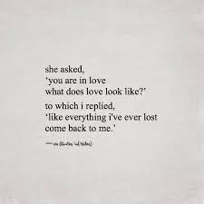 It has the feet to hasten to the poor and needy. Quotes Nd Notes On Twitter She Asked You Are In Love What Does Love Look Like To Which I Replied Like Everything I Ve Ever Lost Come Back T