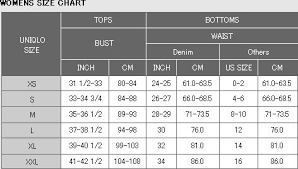 79 Most Popular Uniqlo China Size Chart