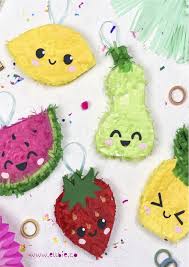 Fruit Salad Mini Pinata Craft Kit Bundle Etsy In 2020 Crafts Fruit Birthday Party Paper Fruit