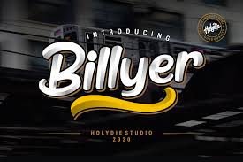 Hack, source code pro, more. Billyer Font By Holydie Studio Di 2020