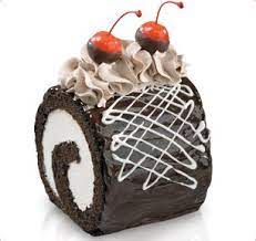 Baskin Robbins Fudge Mini Roll Cake Baskin Robbins Bake And Shake Homemade Ice Cream Cake