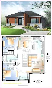 2 Bedroom House Design Floor Plan 2 Bedroom House Small 2 In 2020 Modern Bungalow House Plans Bungalow House Plans Modern Bungalow House