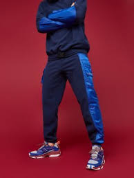 Jogging Ample En Polaire Bleu Tommy Hilfiger En 2020 Jogging Tommy Hilfiger Polaire