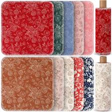 Amazon.com: Redbaker 50 Pcs Reusable Paper Towels Paperless Reusable Cotton  Cloths Absorbent Washable Paper Towels with Roll Kitchen Dishcloth for  Kitchen Paperless Dishcloths(Retro) : Health & Household