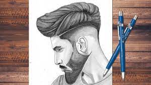 How To Draw A Boy Step By Step Side View Face Drawing Tutorial Face Drawing Side Face Drawing Drawing Body Poses