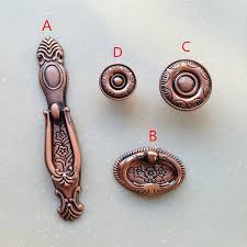 Set of 4 vintage cabinet hardware, door hinges and knobs. Mobelbeschlage Griffe New Antique Copper Cabinet Pull Handles Kitchen Cabinet Drawer Hardware Handle Heimwerker Stars Group Com
