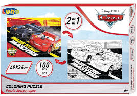 Eenhoorn kleurplaten bff tekening makkelijk maken letter tekenen maak van letters een cartoon love paw patrol bob de bouwer bumba pokemon. Luna Legpuzzel Kleurplaat Cars Junior Karton 100 Stuks Puzzeldiscounter Nl Puzzels Kopen