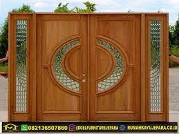 Daftar harga pintu rumah jati terbaru juli 2021. Model Pintu Utama Rumah Kayu Jati Mebel Co Jepara