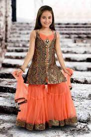 Affordable girls' dresses for special occasions. Baby Girls Sharara Dress Designs 2021 2022 For Wedding Kids Party Wear Dresses Kids Dress Dresses Kids Girl