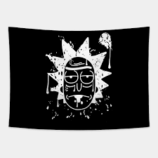 Discover outfit ideas for made with the shoplook outfit maker. Rick Sanchez Graffiti Dripping Rick Tapestry Teepublic
