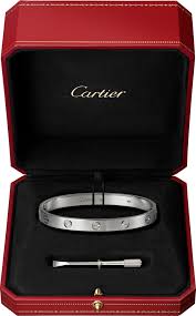 Love Bracelet Love Bracelet 18k White Gold Sold With A Screwdriver Width 6 1mm Love Bracelets Cartier Love Bracelet Cartier Jewelry
