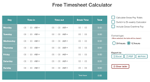Maybe you would like to learn more about one of these? Logwork Free Timesheet Calculator