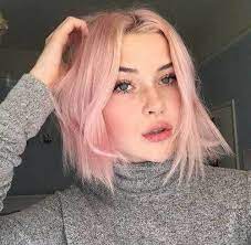 12 Pale Pink Short Hairstyles 5 Girl Short Pink Hair Pinkhair Shorthair Hair Styles Pink Short Hair Short Hair Styles