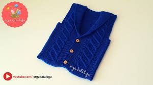 97 Cepken Bebek Yelek Modeli Kolay Bebek Yelek Modelleri Knitting P 2020 Suveter Bebek Yelek