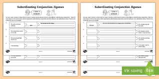A subordinating conjunction connects a dependent clause to an independent clause. Subordinating Conjunctions Ks2 What Is A Subordinating Conjunction Jigsaw