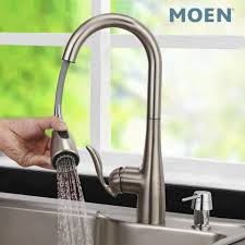 We may earn a commission through products purchased using links on this page. Arbor Spot Resist Stainless One Handle High Arc Pulldown Kitchen Faucet 7594srs Arbor Moen Spot Resist Stainless Steel One Handle Kitchen Faucet High Arc Kitchen Faucet Kitchen Faucet Pulldown Kitchen Faucet 7594srs