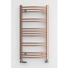 Wide range available to suit any space from practical solutions or ones that make a statement. Terma Jade Designer Towel Rail 753 X 400mm Copper 921btu Curved Radiators Trapezium Towel Radiator