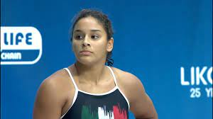 La clavadista mexicana busca avanzar en la búsqueda de una medalla este sábado en los juegos olímpicos de tokio. La Clavadista Aranza Vazquez Concentrada Para Competencias Internacionales Bcsport