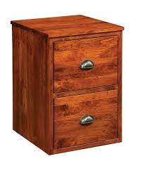 A drawer cabinet with the label pension. Amish Two Drawer Vertical File Cabinet