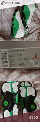 Air Jordan Retro 13 Size 9 5 Never Worn Lucky Green Air Jordan Retro 13 Jordan Shoes Sneakers In 2020 Jordan Retro Air Jordans Retro Retro 13